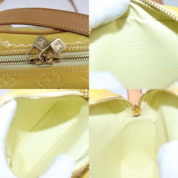 LOUIS VUITTON Monogram Vernis Wooster Shoulder Bag Yellow M91075 - Picture 11 of 12
